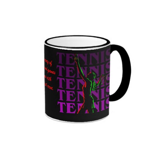 Das Tennis der Becher-Frauen 1 lila Dunkles oder h Kaffeehaferl