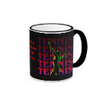 Das Tennis der Becher-Frauen 1 RP-Dunkelheit oder  Kaffeehaferl