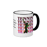 Das Tennis der Becher-Frauen 1 RP-Licht oder -dunk Tee Tasse