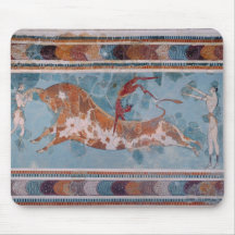Das toreador-Fresko, Knossos Palast, Kreta Mousepads