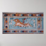 Das toreador-Fresko, Knossos Palast, Kreta Posterdrucke