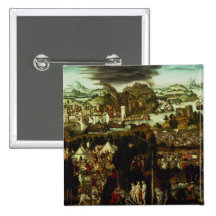 Das Urteil von Paris und von Trojan Krieg, 1540 Button