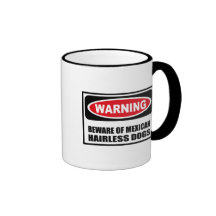 Das Warnen PASSEN vom MEXIKANISCHEN UNBEHAARTEN HU Teetasse