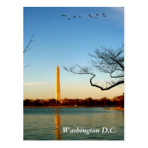 Das Washington-Monument Postkarte