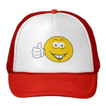 Daumen Up Smiley Baseball Mützen