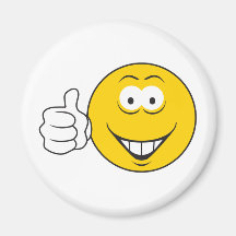 Daumen Up Smiley Magnets