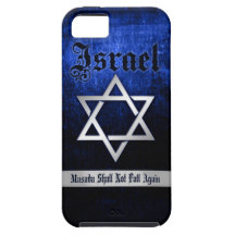 Davidsstern Blau u. Silber iPhone 5 Etuis