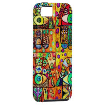 Davidsstern Hamsa Vintages Tapastry iPhone 5 Schutzhüllen
