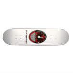 DCL Vogel-Logo -weiß Bedrucktes Skateboard