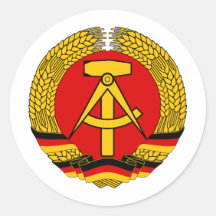 DDR Wappen Aufkleber