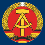 DDR Wappen aufkleber