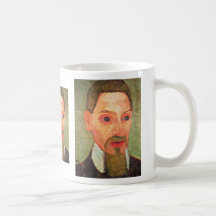 De: Porträt von Rainer Maria Rilke durch Paula Kaffeetasse