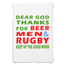 Dear God Thanks For Beer Men And Rugby Case For The iPad Mini