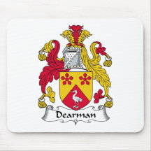 Dearman Familienwappen Mousepads