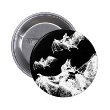 Deathrock Vampirs-Schläger Button