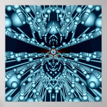 deepspace Roboter Poster
