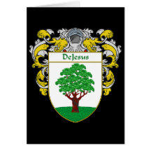 DeJesus Wappen (überzogen) Karten