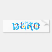 Deko Dekoration Autoaufkleber