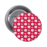Dekorative Blume Button
