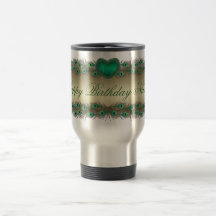 Dekorative elegante Fahnenbecher der alles Gute zu Kaffeehaferl