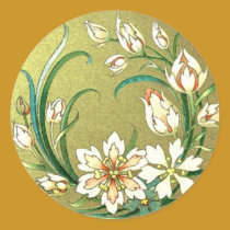 Dekorative Pflanzen und Blumen aufkleber