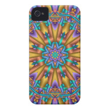 Dekorativer abstrakter iPhone 4 Fall Sonnendurchbr iPhone 4 Case-Mate Hüllen