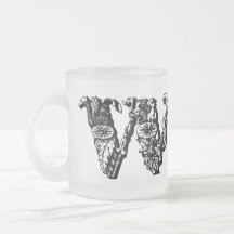 Dekorativer Monogramm-Becher Tee Tassen