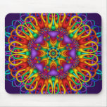 Dekoratives abstraktes Kaleidoskop Mousepad