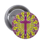 DEKORATIVES KREUZ ANSTECKNADELBUTTON