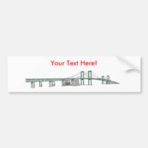 Delaware-Denkmal-Brücke: Modell 3D: Auto Sticker