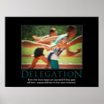 Delegation Demotivational Plakat