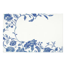 Delft-Blau-Briefpapier Bedrucktes Büropapier
