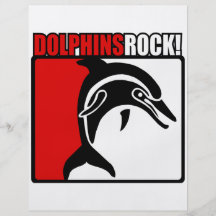 Delphin-Felsen! Bedruckte Flyer