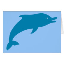 Delphin-Meeressäugetier-Fisch-Ozean-Blau-Tier Karte