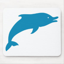 Delphin-Meeressäugetier-Fisch-Ozean-Blau-Tier Mousepad