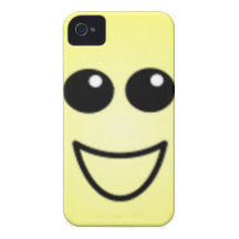 Deluxe alberne Smiley iPhone 4 Cover