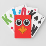 deluxes buntes Vogelgesicht Spielkarten