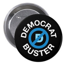 Demokrat-Kerl Anstecknadel