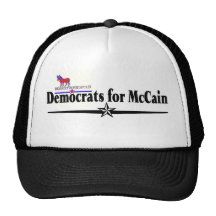 DEMOKRATEN FÜR MCCAIN BASEBALL KAPPE