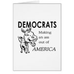 Demokraten machen einen Esel aus Amerika heraus Karte