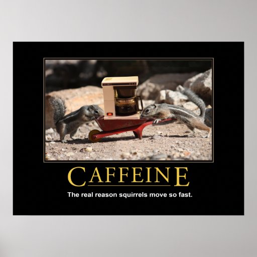 Demotivational Plakat: Koffein