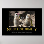 Demotivational Plakat: Nichtübereinstimmung
