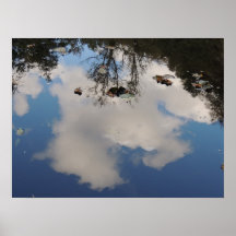 „Den Himmel im Wasser „postieren Poster