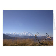 Denali von der Eielson Besucher-Mitte Karte