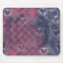 Denim und Herzen Mousepads