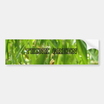 Denke ökologisch-Stoßaufkleber Autosticker
