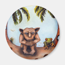Denken an Kokosnüsse Magnets