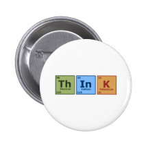 Denken Sie Anstecknadelbutton