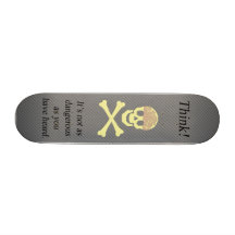 Denken Sie Individuelle Skateboards