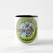 DENKEN SIE ZEBRA-GROSSE KAFFEETASSE